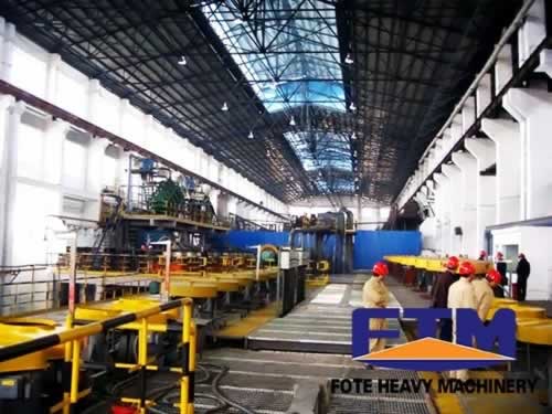 Molybdenum ore beneficiation plant