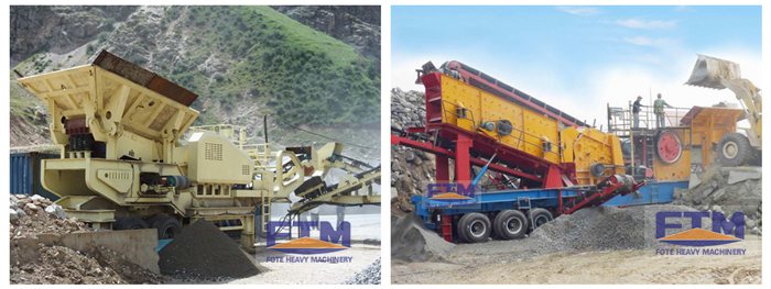 wheel mobile jaw crusher